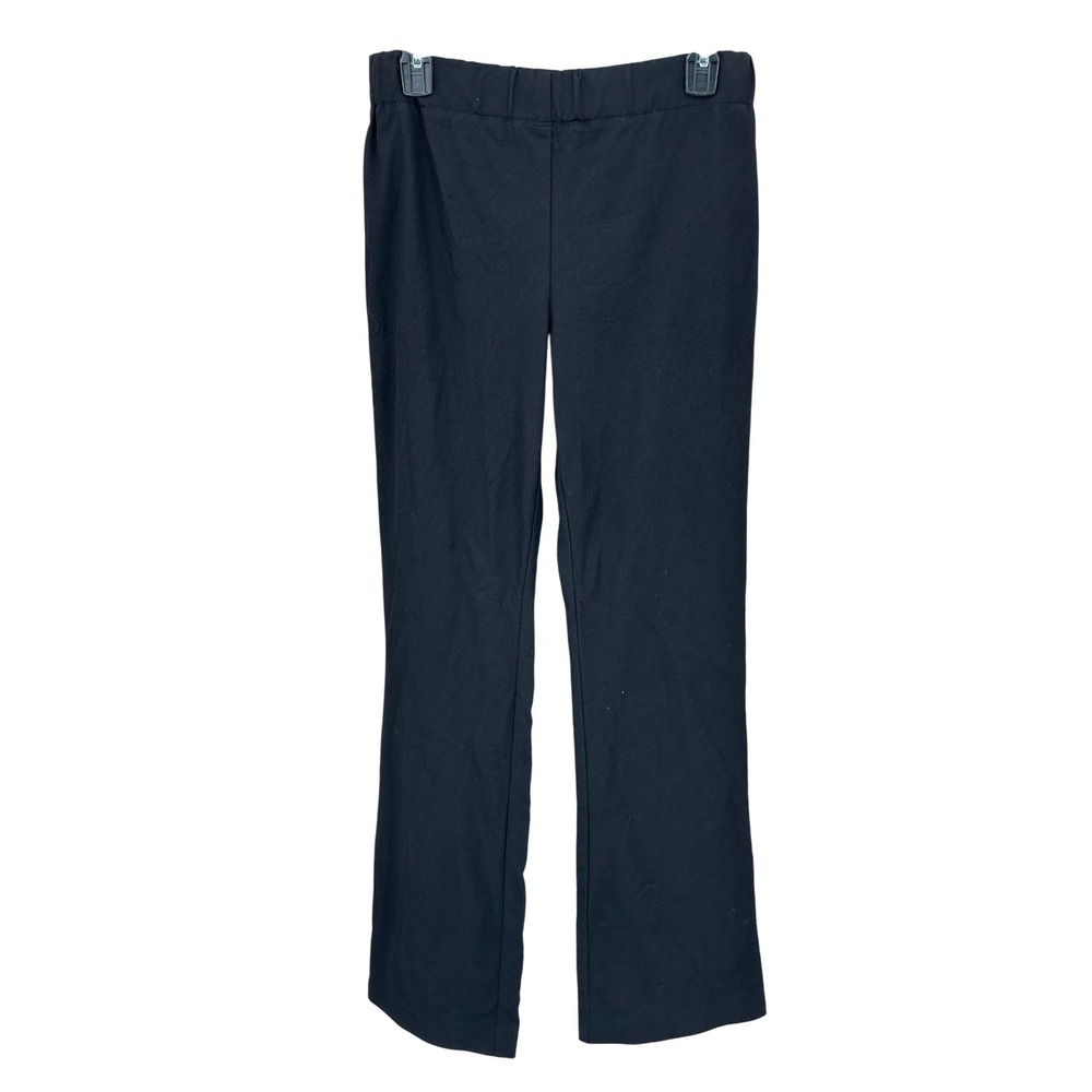 Kobi Halperin Pants Womens‎ Medium Black Pull On Straight Leg Stretch Minimalist